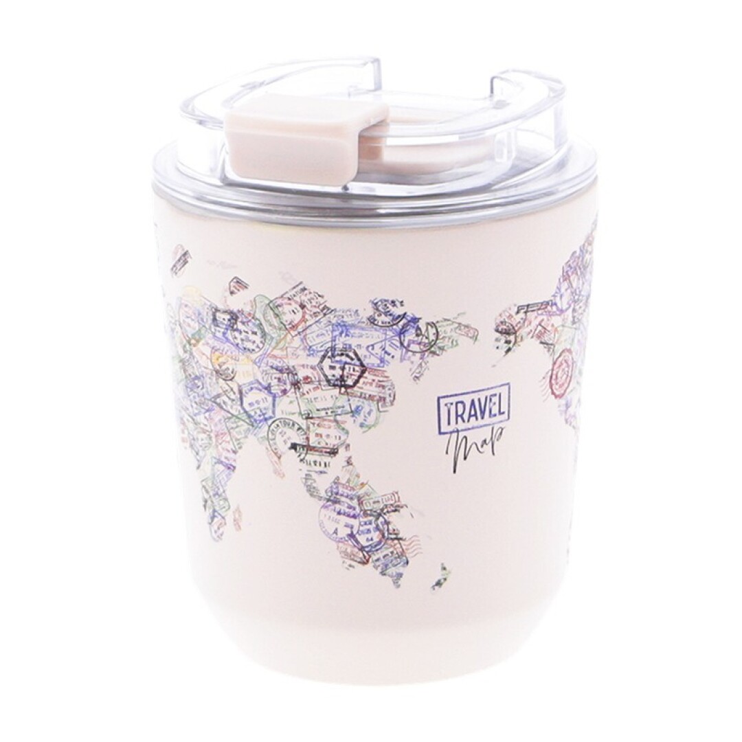 VASO TÉRMICO 280ML - SAND STAMP MAP