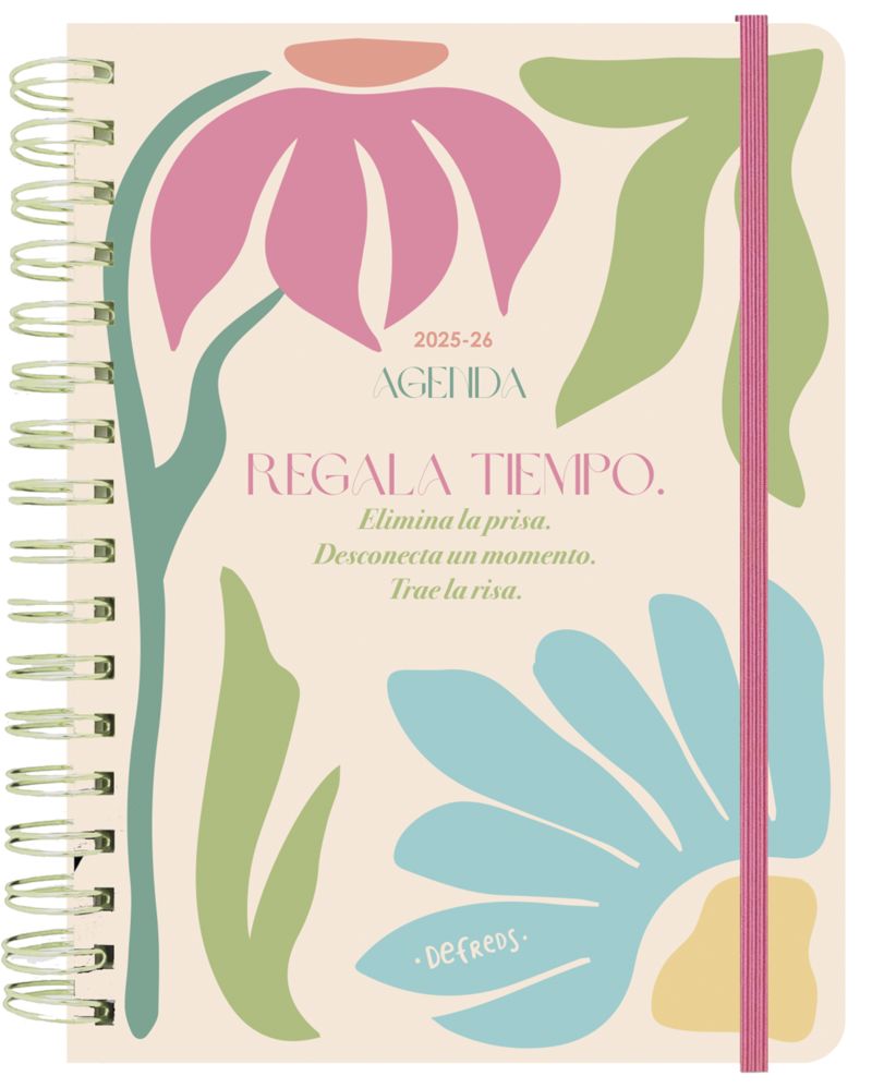  Agenda escolar semanal 2025-2026 Defreds 