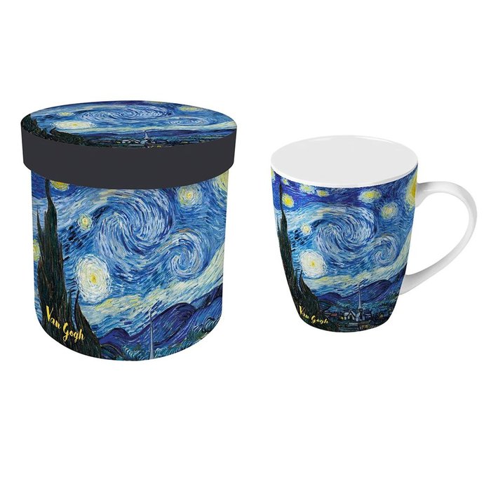 TAZA + CAJA LA NOCHE ESTRELLADA VINCENT VAN GOGH
