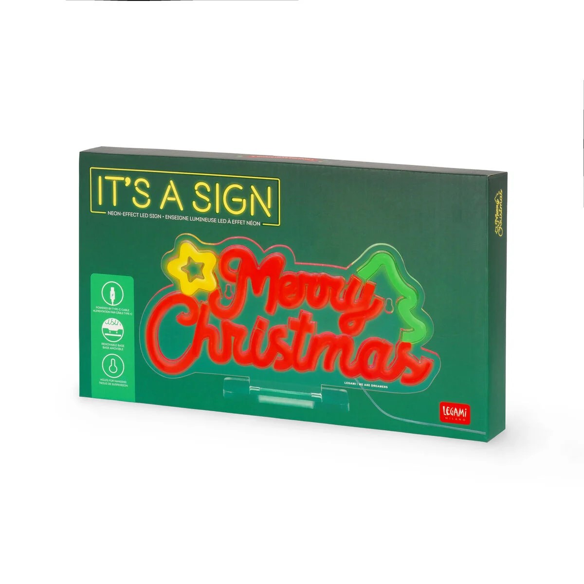 LED LUMINOSO MERRY CHRISTMAS LEGAMI