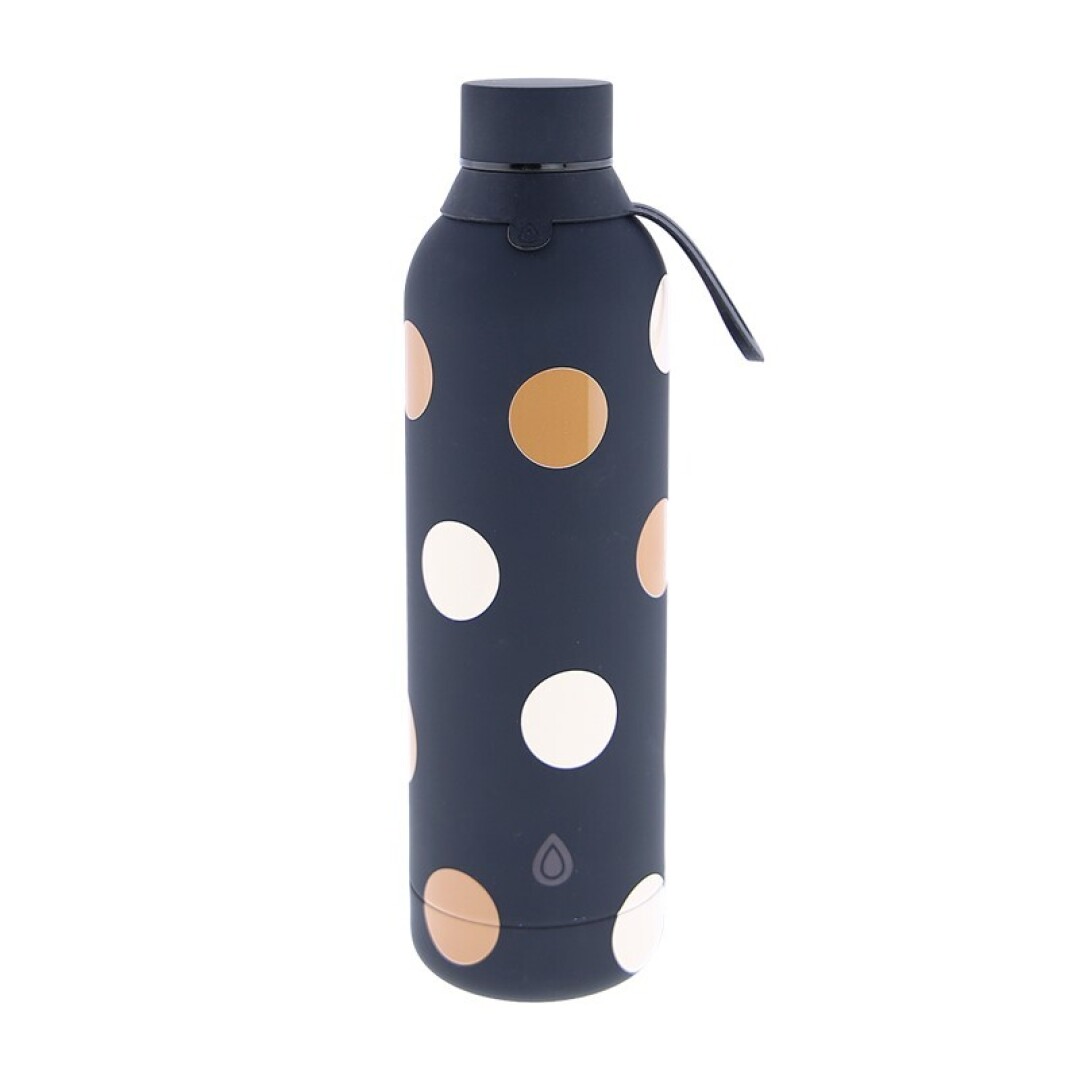 BOTELLA TERMICA ADULTO 710ML ACERO INOX BLACK DOTS