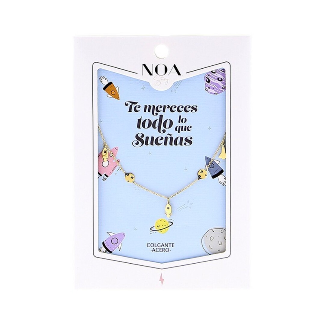 COLGANTE ACERO TE MERECES TODO LO QUE SUEÑAS