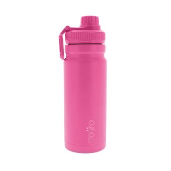 BOTELLA ACERO 550 ML ROSA TOTTO